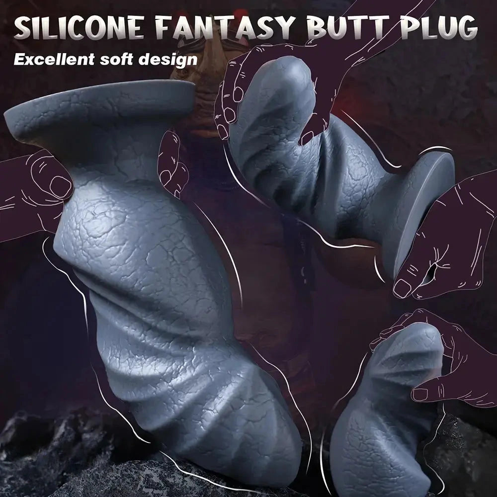 11in Fantasy Dildo Large Anal Plug With Big Knot Huge Thick Fat Anal Dildo