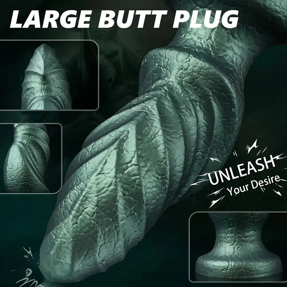 11in Fantasy Dildo Large Anal Plug With Big Knot Huge Thick Fat Anal Dildo
