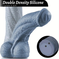 11in Fantasy Silicone Soft Dual Density Dildo Stimulator Heavyweight Trainer