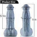 11in Fantasy Silicone Soft Dual Density Dildo Stimulator Heavyweight Trainer