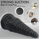 11in Huge Silicone Thick Anal Plug Dildo With Tapered Glans Anal Stretcher
