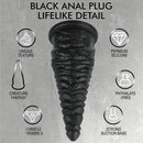 11in Huge Silicone Thick Anal Plug Dildo With Tapered Glans Anal Stretcher