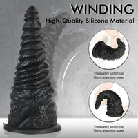11in Huge Silicone Thick Anal Plug Dildo With Tapered Glans Anal Stretcher