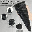 11in Huge Silicone Thick Anal Plug Dildo With Tapered Glans Anal Stretcher