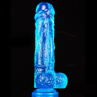 11in Premium Big Blue Dildo Thick Penis For Women Orgasm Sex
