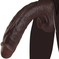 11in Realistic Big Skin-like Silicone Soft Dildo For Women Couples