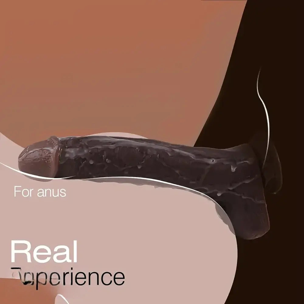 11in Realistic Big Skin-like Silicone Soft Dildo For Women Couples