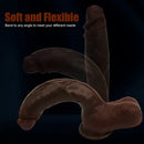 11in Realistic Big Skin-like Silicone Soft Dildo For Women Couples