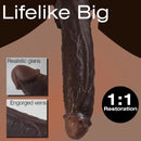 11in Realistic Big Skin-like Silicone Soft Dildo For Women Couples