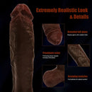 11in Realistic Big Skin-like Silicone Soft Dildo For Women Couples