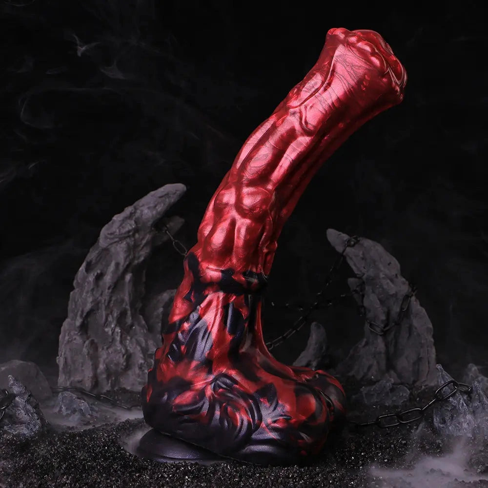 12.01in Horse Cock Dildo With Strong Suction Cup For Hands-Free Sex