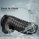 12.2in 13.38in Black PVC Large Thick Giant Caterpillar Anal Dilation Dildo