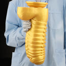 12.2in 13.38in Golden Liquid Silicone Giant Caterpillar Anal Thick Dildo