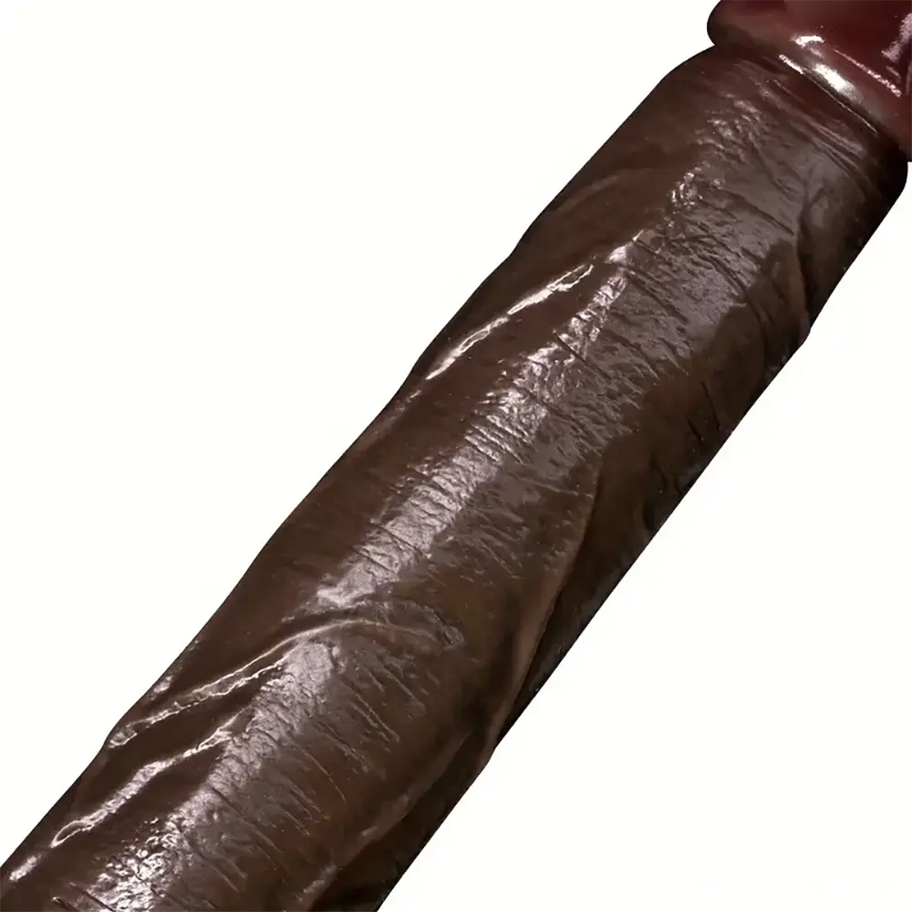 12.2in 14.1in 16.5in Extra Long Big Ebony Silicone Dildo For Women