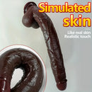 12.2in 14.1in 16.5in Extra Long Big Ebony Silicone Dildo For Women