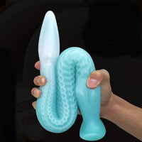 12.2in 15.94in 20.87in Snake Long Huge Animal Luminous Dildo For Anus