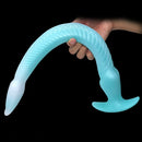 12.2in 15.94in 20.87in Snake Long Huge Animal Luminous Dildo For Anus