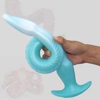 12.2in 15.94in 20.87in Snake Long Huge Animal Luminous Dildo For Anus
