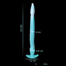 12.2in 15.94in 20.87in Snake Long Huge Animal Luminous Dildo For Anus