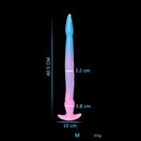 12.2in 15.94in 20.87in Snake Long Huge Animal Luminous Dildo For Anus