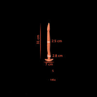 12.2in 15.94in 20.87in Snake Long Huge Animal Luminous Dildo For Anus