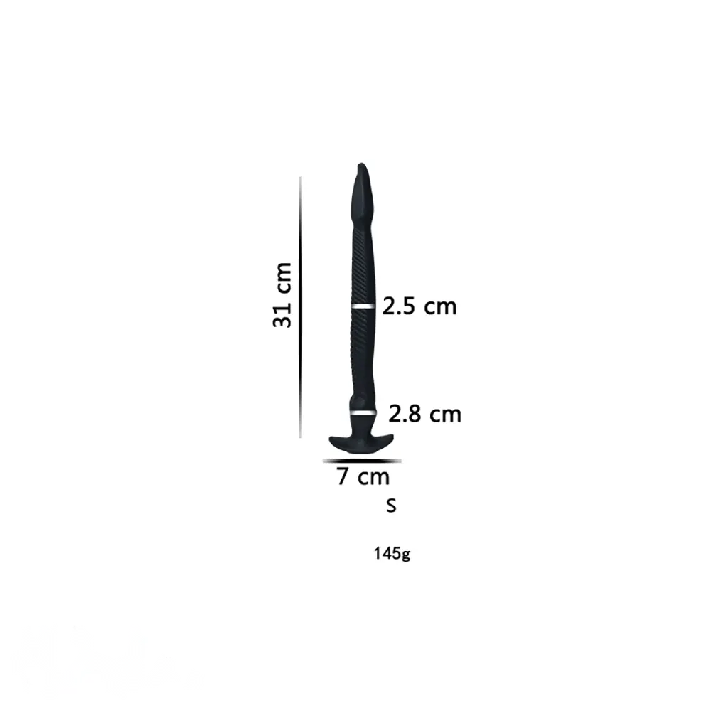 12.2in 15.94in 20.87in Snake Long Huge Animal Luminous Dildo For Anus