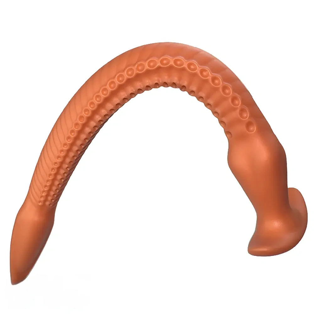 12.2in 15.94in 20.87in Snake Long Huge Animal Luminous Dildo For Anus