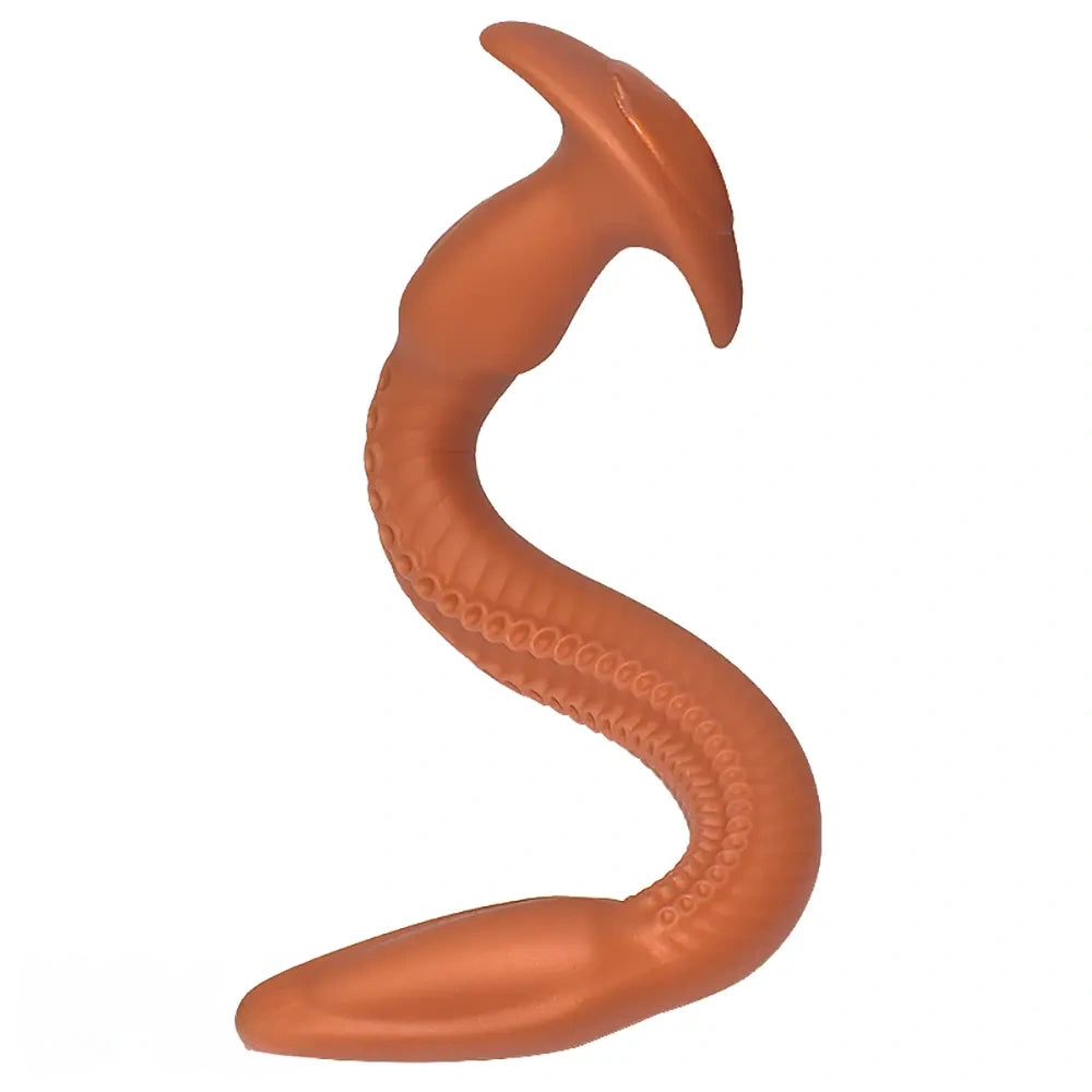 12.2in 15.94in 20.87in Snake Long Huge Animal Luminous Dildo For Anus