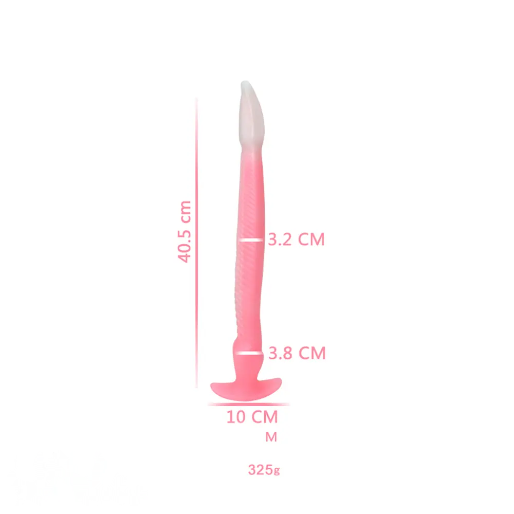 12.2in 15.94in 20.87in Snake Long Huge Animal Luminous Dildo For Anus