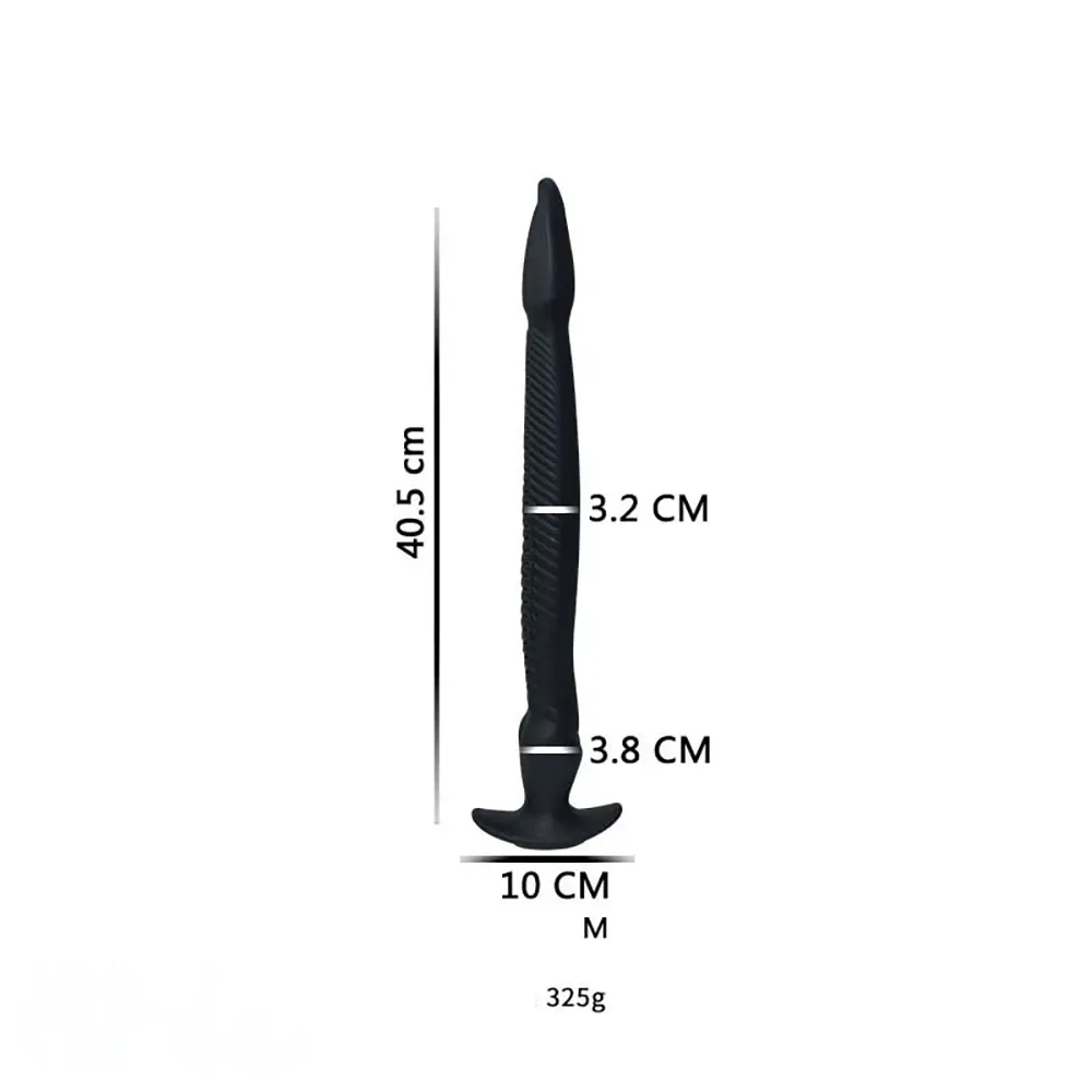 12.2in 15.94in 20.87in Snake Long Huge Animal Luminous Dildo For Anus
