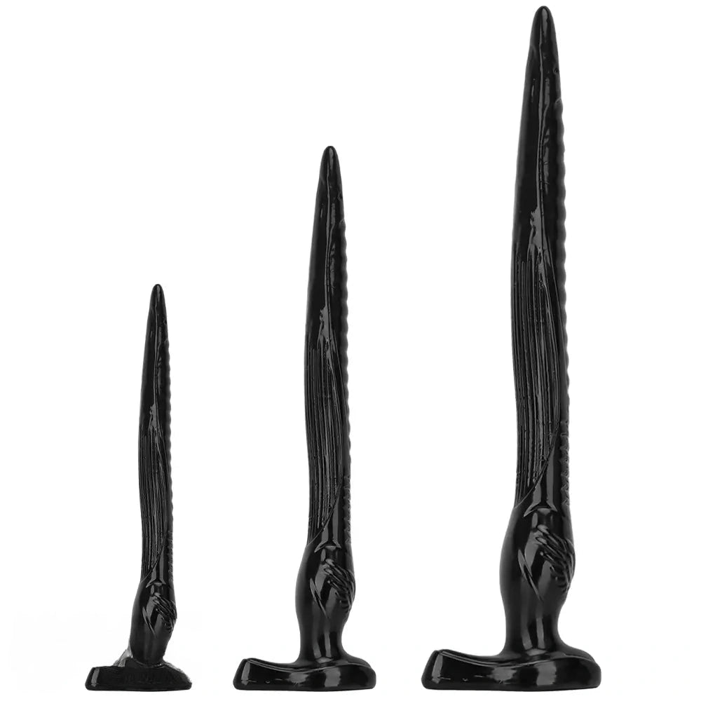12.2in 16.14in 20.07in Black Super Long Large Out Anal Plug Female Dildo