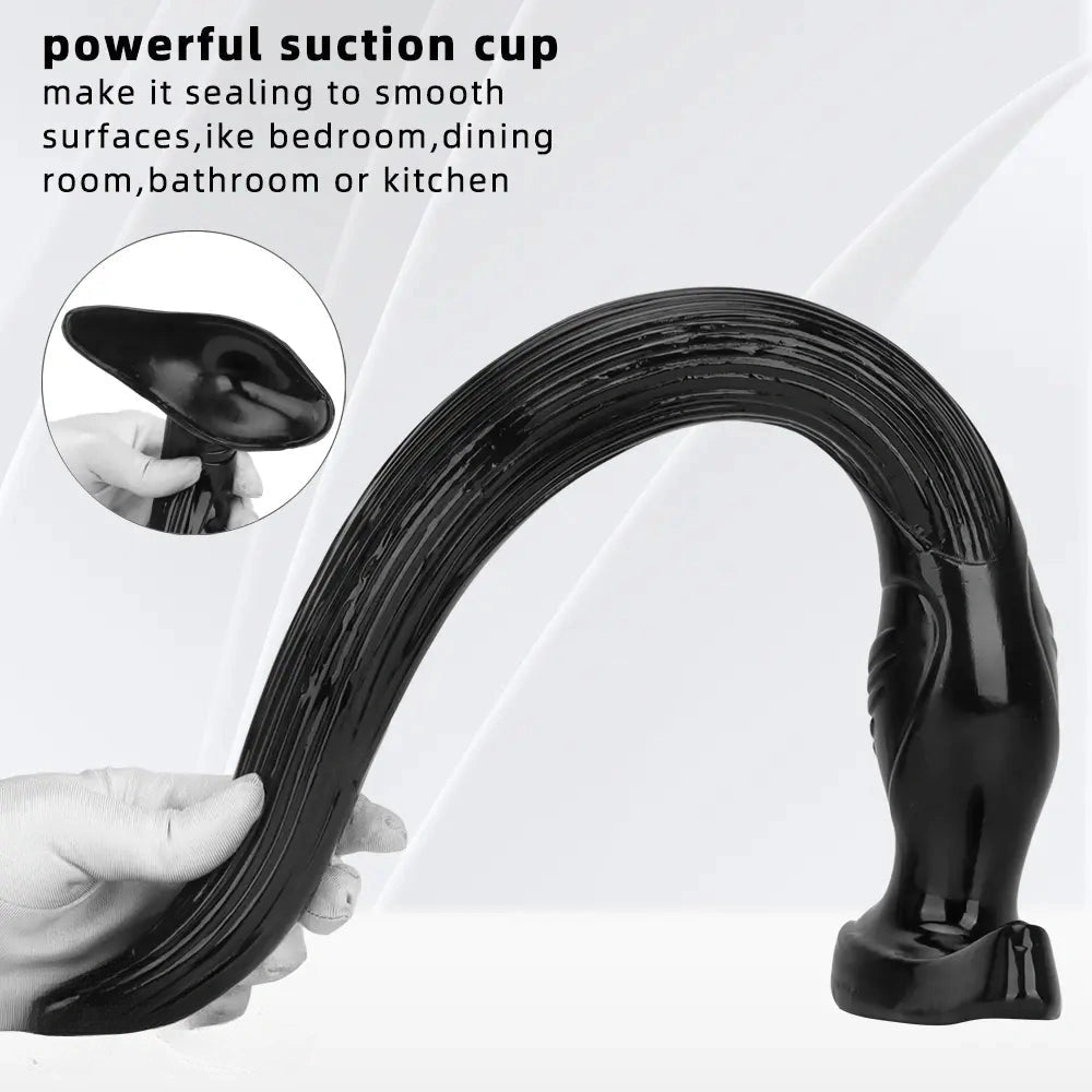 12.2in 16.14in 20.07in Black Super Long Large Out Anal Plug Female Dildo