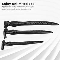 12.2in 16.14in 20.07in Black Super Long Large Out Anal Plug Female Dildo