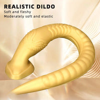 12.2in 16.14in 20.07in Gold Silicone Super Long Anal Dilator Dildo Huge Cock