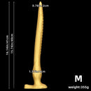 12.2in 16.14in 20.07in Gold Silicone Super Long Anal Dilator Dildo Huge Cock