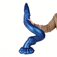 12.2in 16.41in Eels Tentacle Snake Long Huge Monster Silicone Dildo