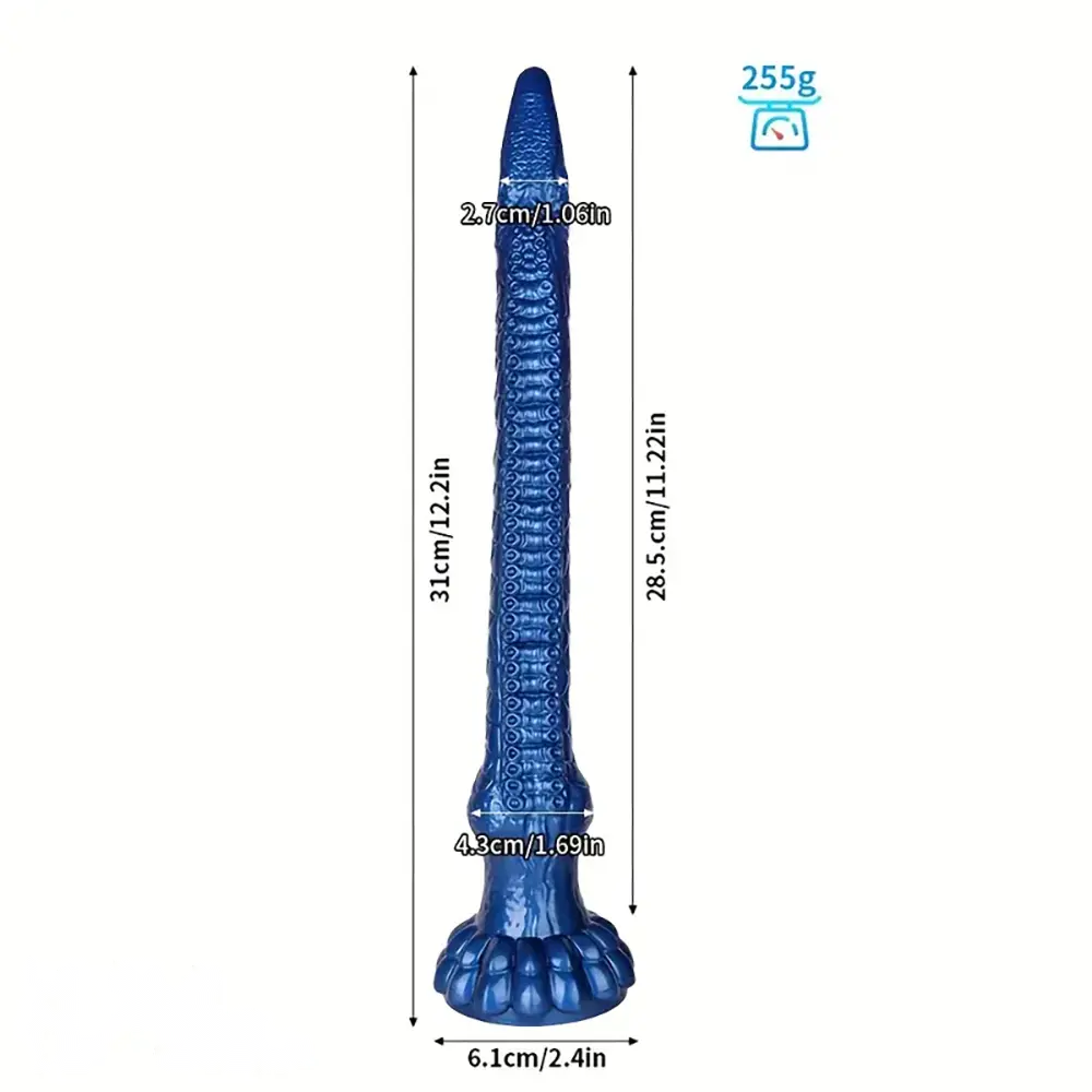 12.2in 16.41in Eels Tentacle Snake Long Huge Monster Silicone Dildo
