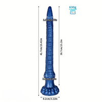 12.2in 16.41in Eels Tentacle Snake Long Huge Monster Silicone Dildo