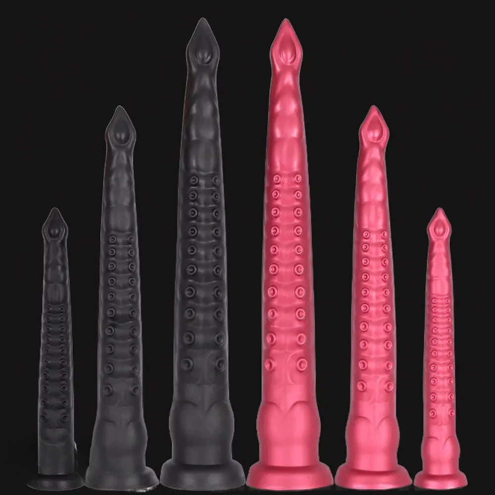 12.2in 17.51in 21.45in Long Tentacle Monster Huge Silicone Dildo