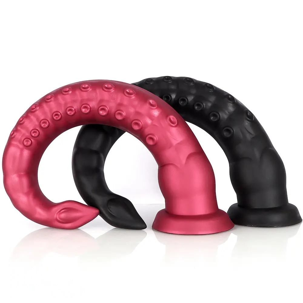 12.2in 17.51in 21.45in Long Tentacle Monster Huge Silicone Dildo