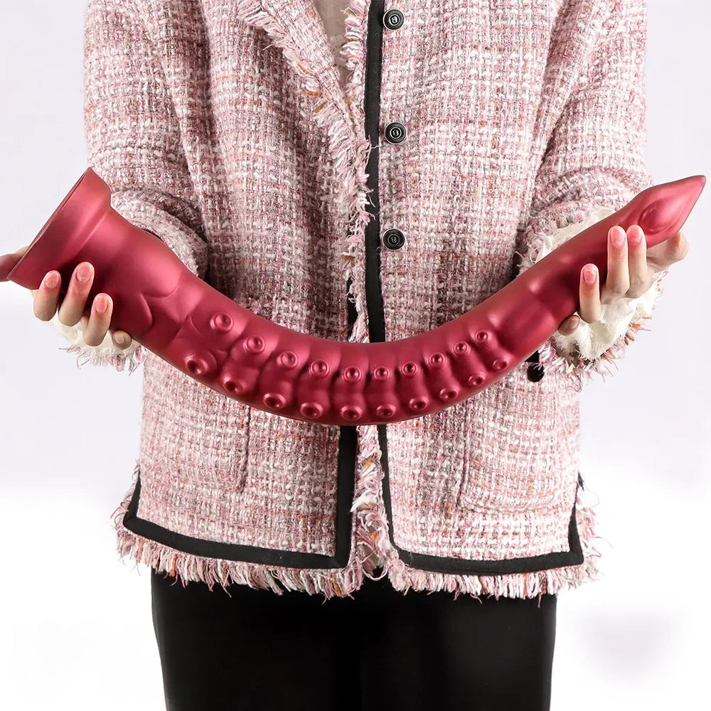 12.2in 17.51in 21.45in Long Tentacle Monster Huge Silicone Dildo