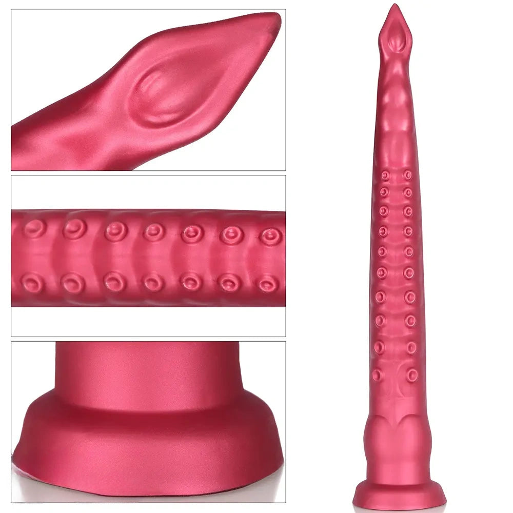 12.2in 17.51in 21.45in Long Tentacle Monster Huge Silicone Dildo