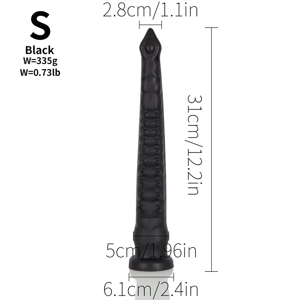 12.2in 17.51in 21.45in Long Tentacle Monster Huge Silicone Dildo