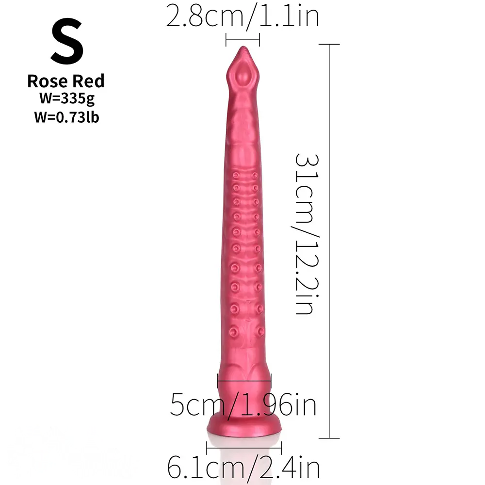 12.2in 17.51in 21.45in Long Tentacle Monster Huge Silicone Dildo