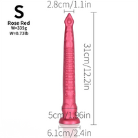 12.2in 17.51in 21.45in Long Tentacle Monster Huge Silicone Dildo