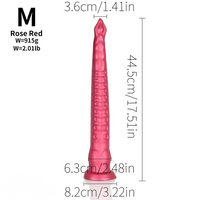 12.2in 17.51in 21.45in Long Tentacle Monster Huge Silicone Dildo