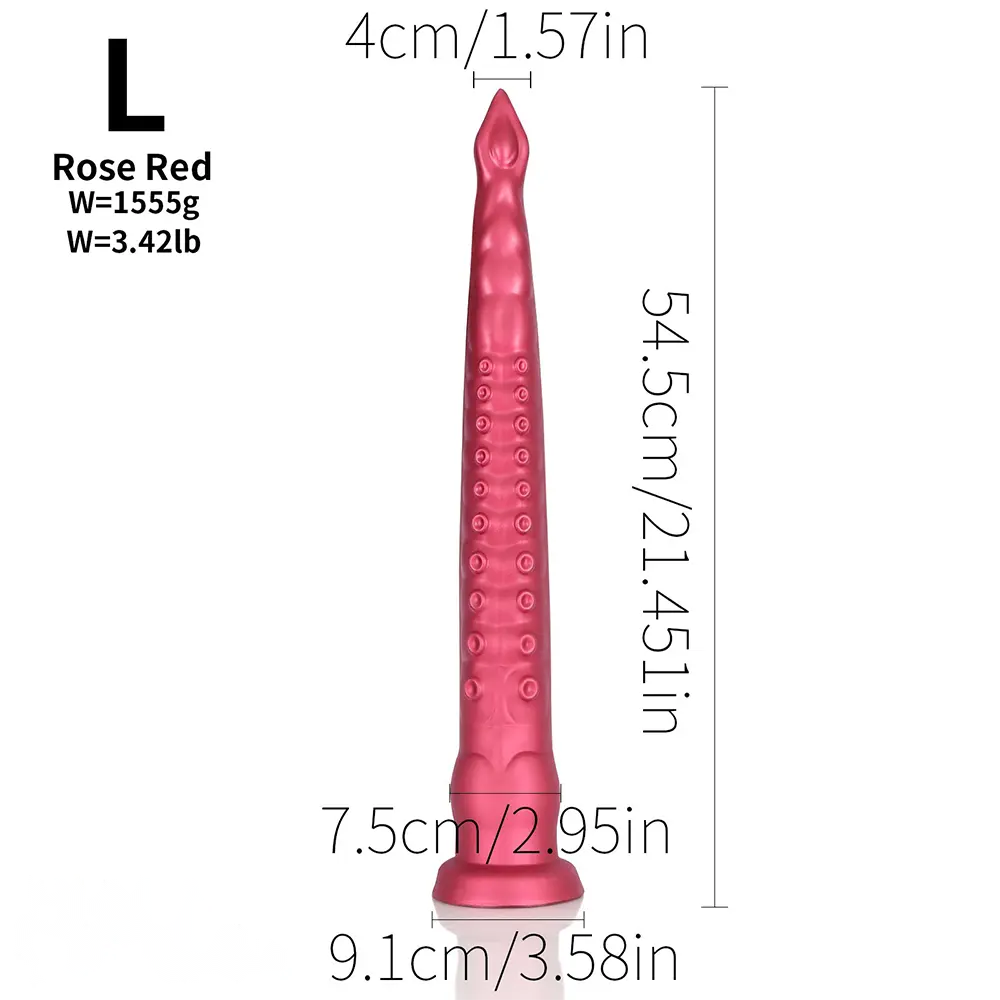 12.2in 17.51in 21.45in Long Tentacle Monster Huge Silicone Dildo