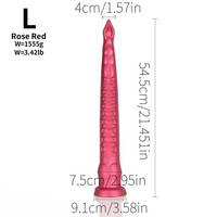 12.2in 17.51in 21.45in Long Tentacle Monster Huge Silicone Dildo
