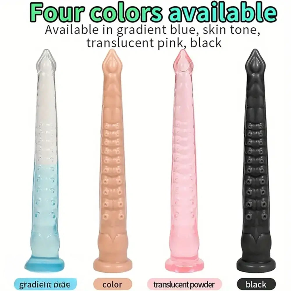 12.2in Big Butt Plug Tentacle Monster Anal Dildo For Dilation Training