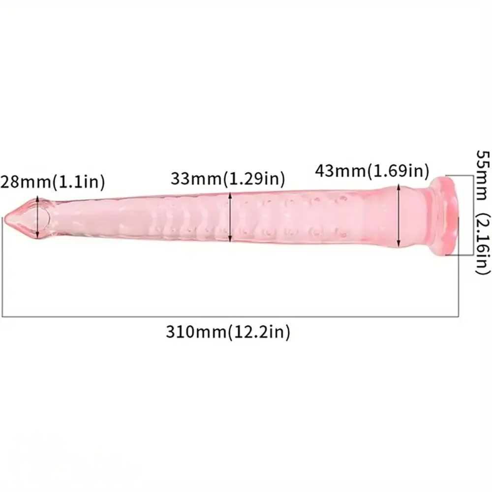 12.2in Big Butt Plug Tentacle Monster Anal Dildo For Dilation Training